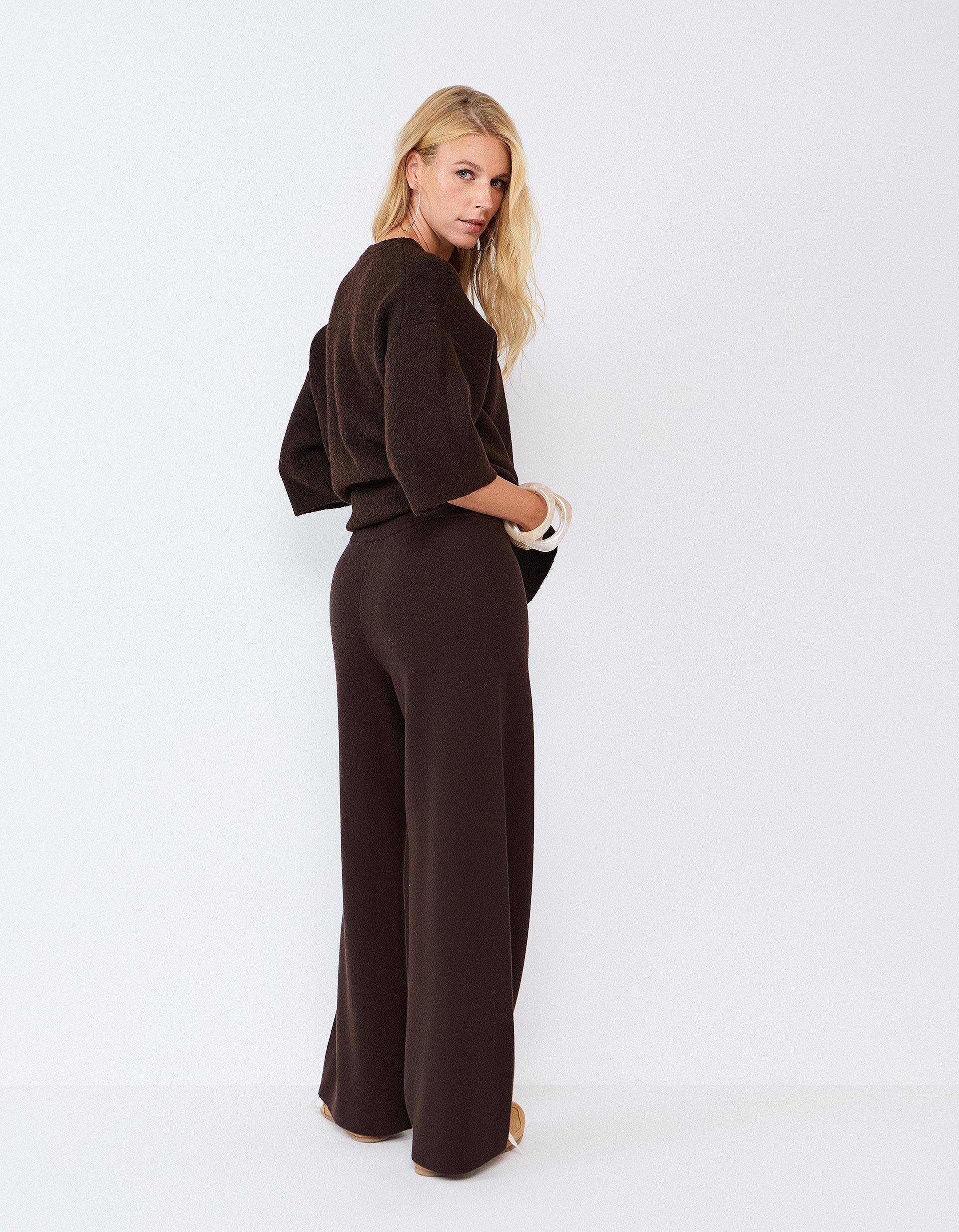 Comprar Online Cal&ccedil;as De Malha, Mulher, Castanho