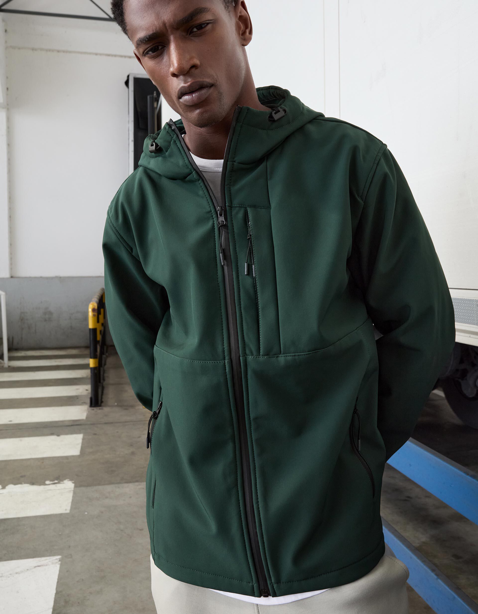 Comprar Online Parka com Capuz, Homem, Verde