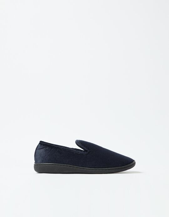 Comprar Online Chinelos de Casa, Homem, Azul Escuro 