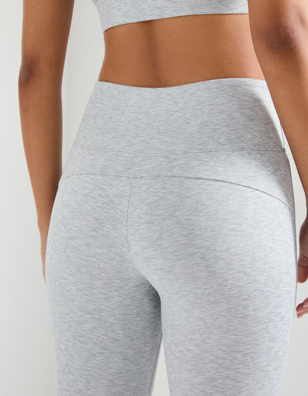 Leggings de Desporto, Mulher, Cinzento