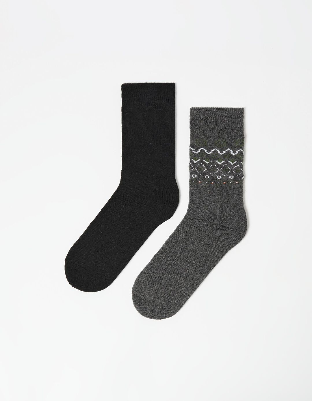 Pack 2 Pares de Meias, Homem, Cinzento