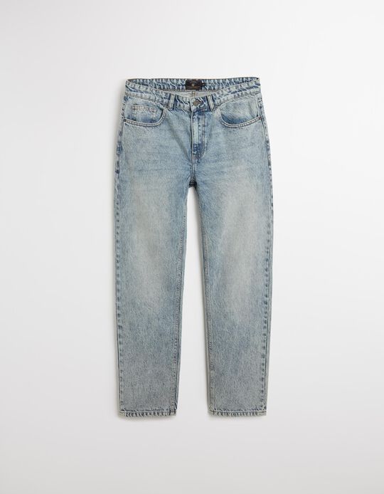 Comprar Online Calças de Ganga 'Relaxed Fit', Homem, Azul Claro