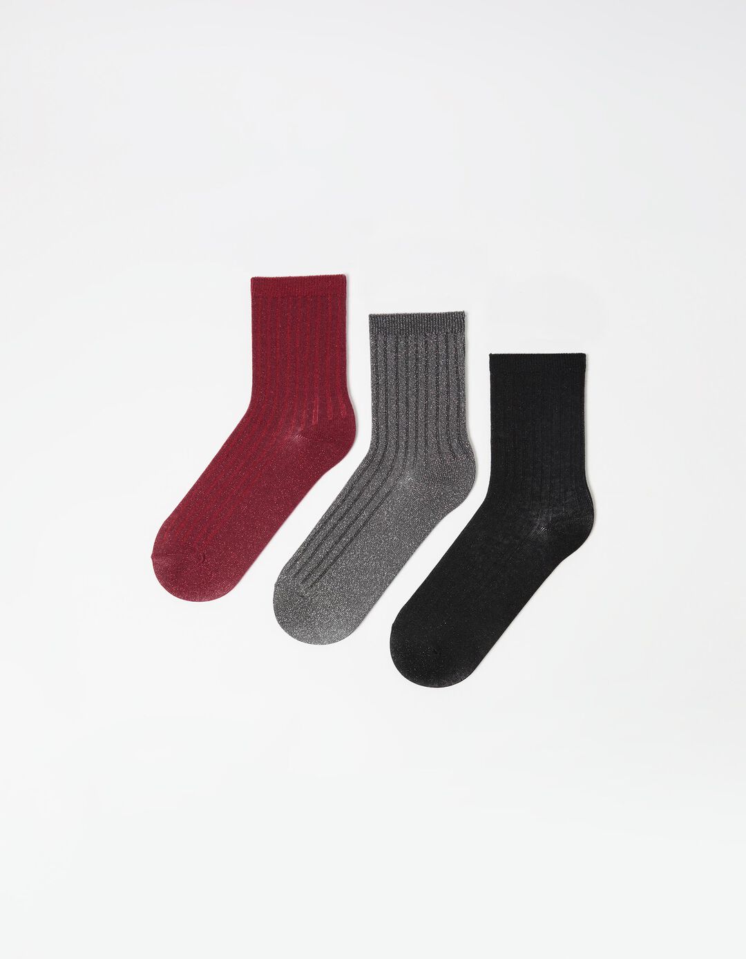 Pack 3 Pares de Meias, Mulher, Multicor 