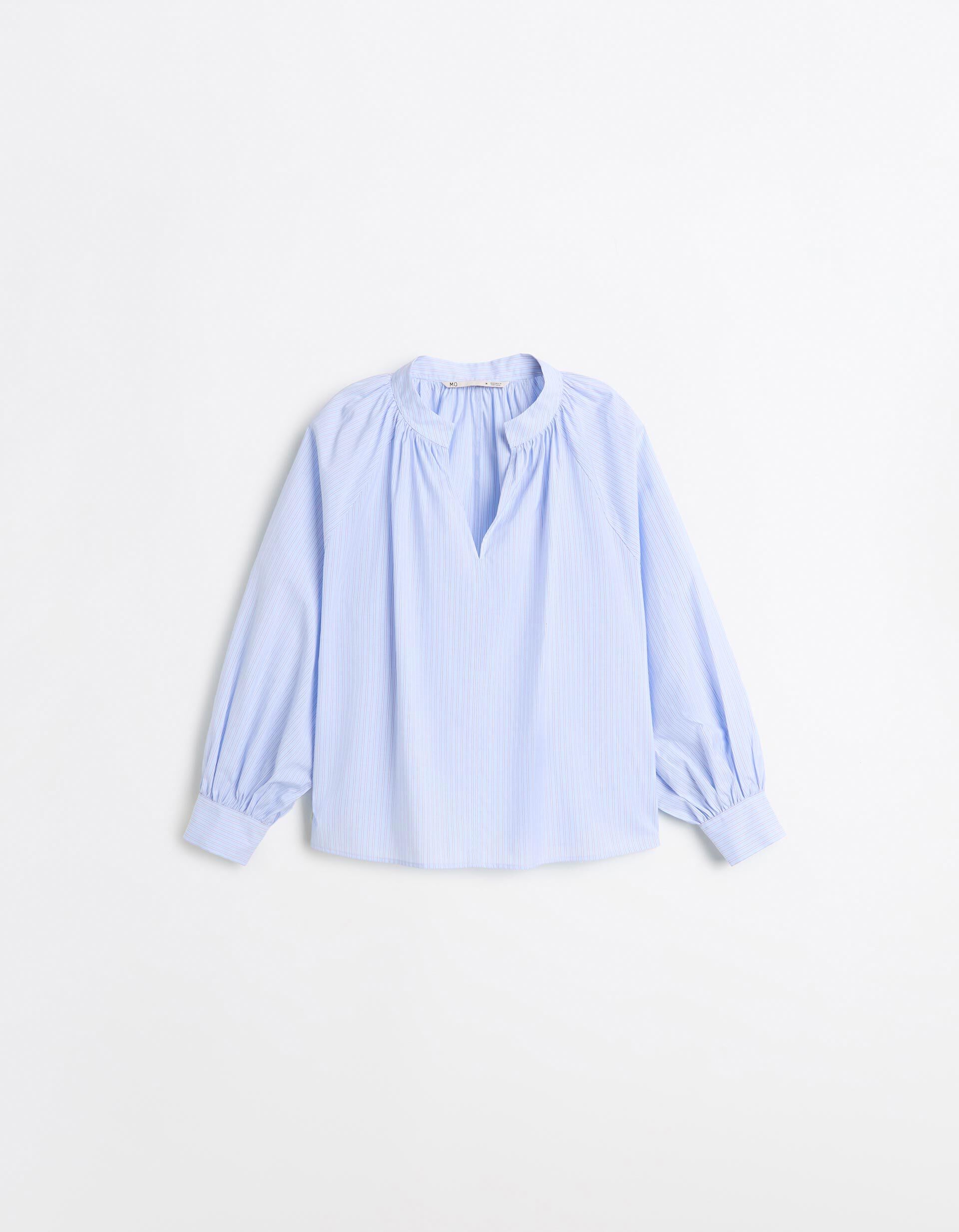 Comprar Online Blusa &Agrave;s Riscas, Mulher, Azul