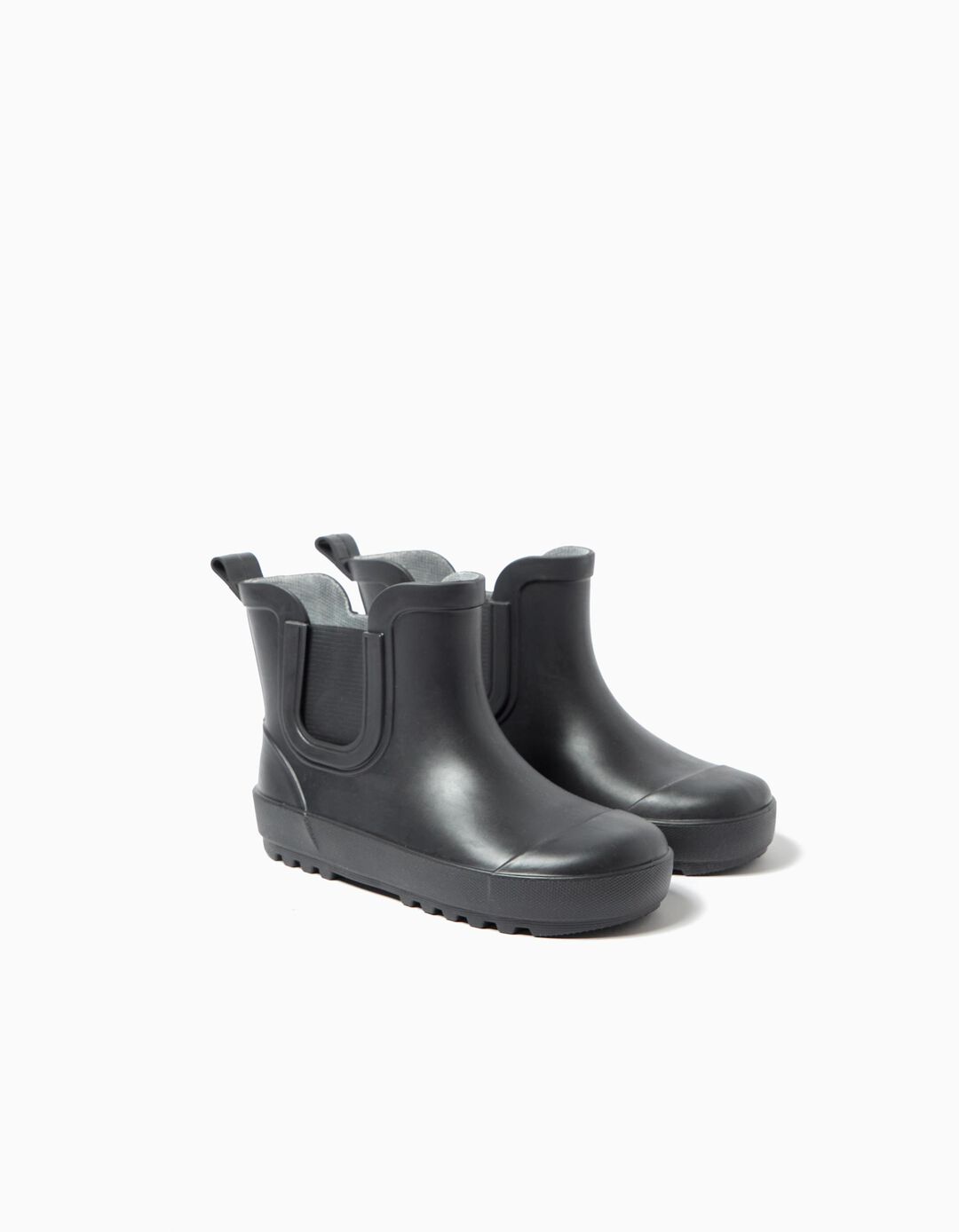 Botas, Menino, Preto