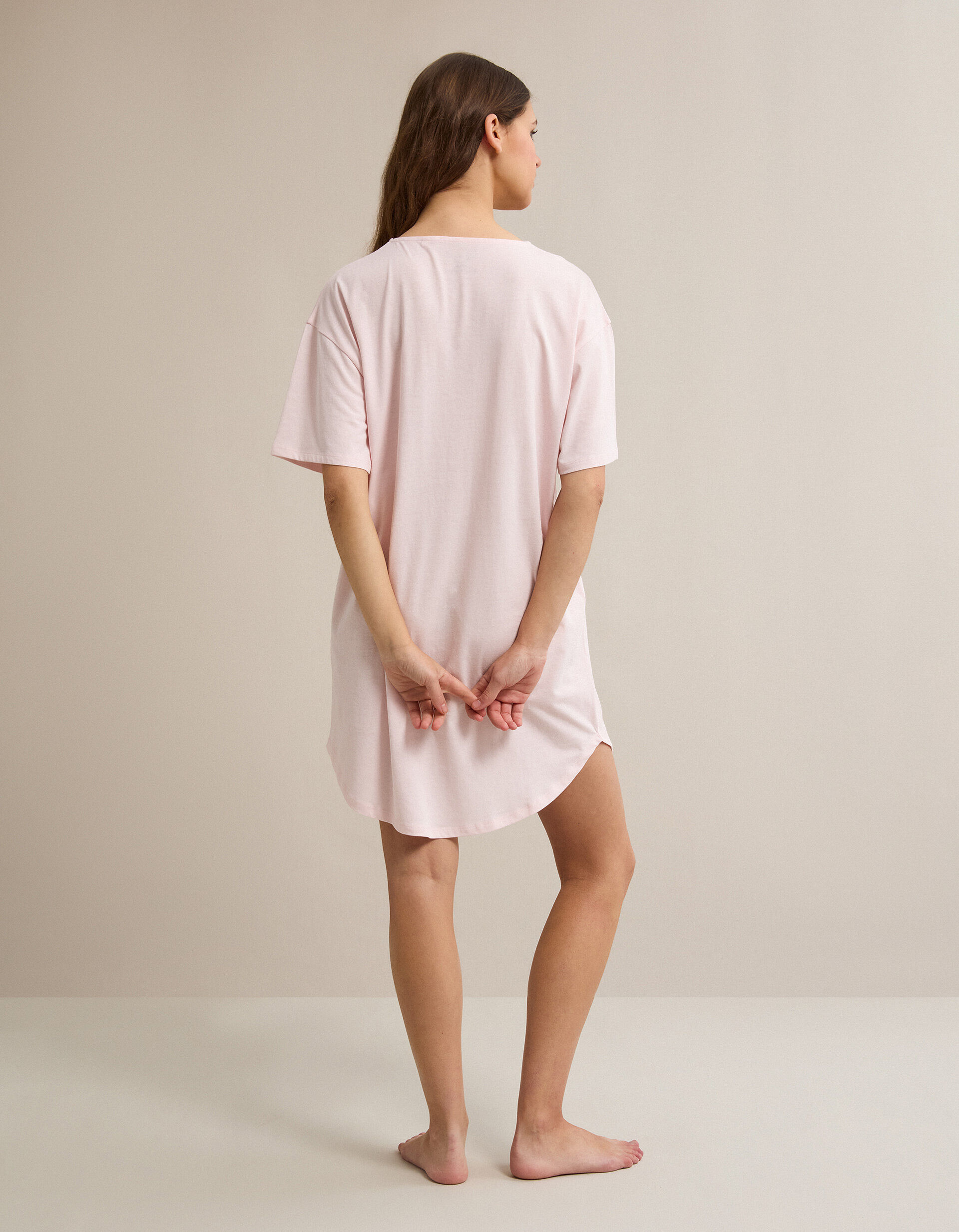 Comprar Online Camisa de Dormir, Mulher, Rosa Claro