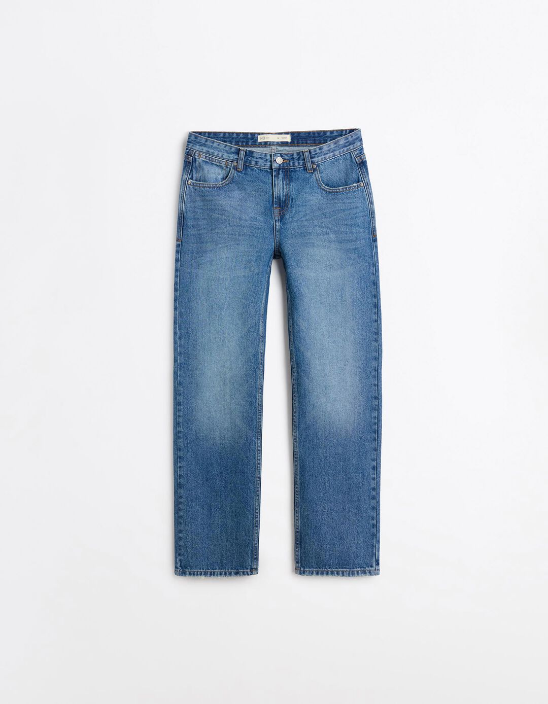 Cal&ccedil;as de Ganga 'Straight Fit', Mulher, Azul