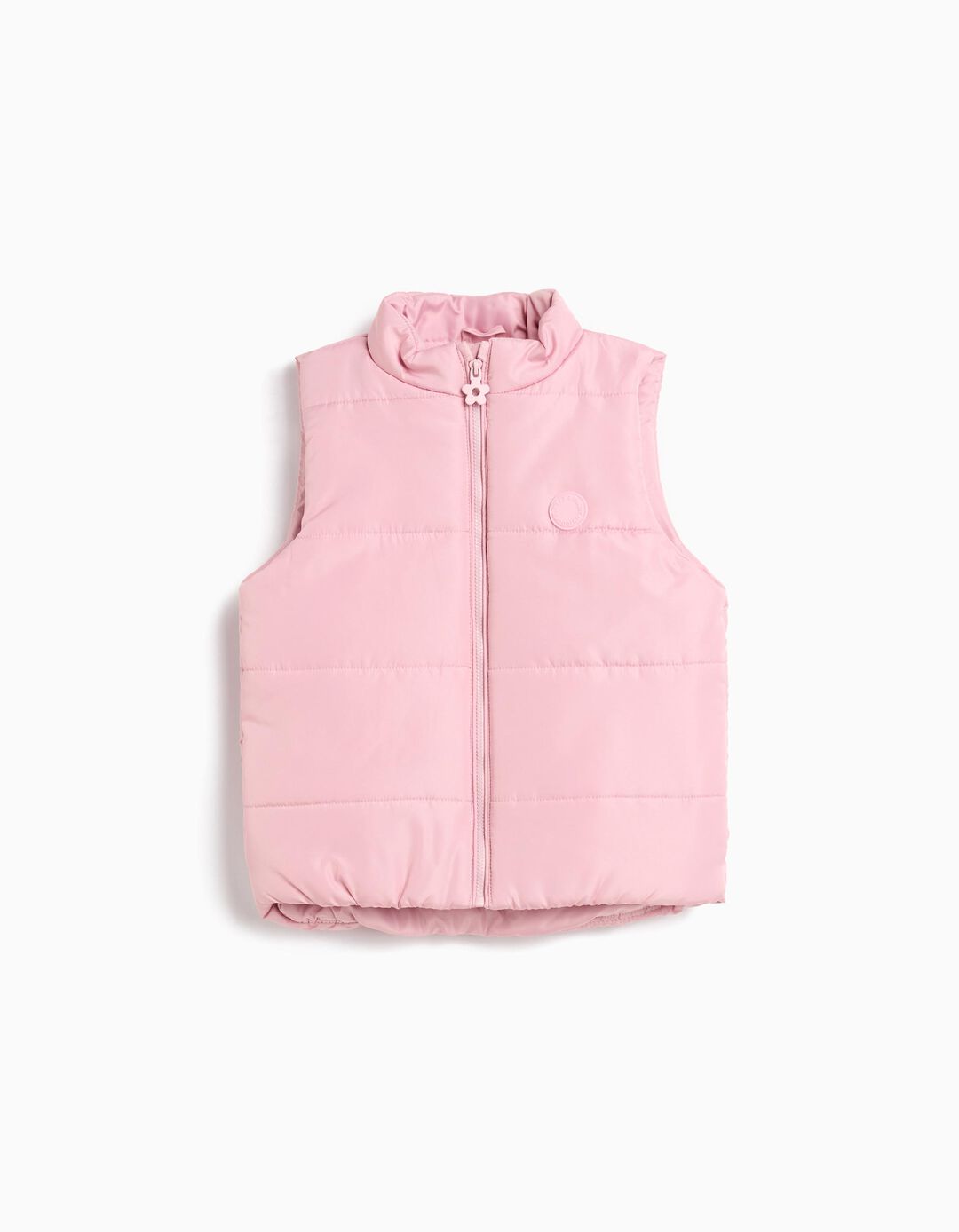 Colete Acolchoado, Menina, Rosa Claro