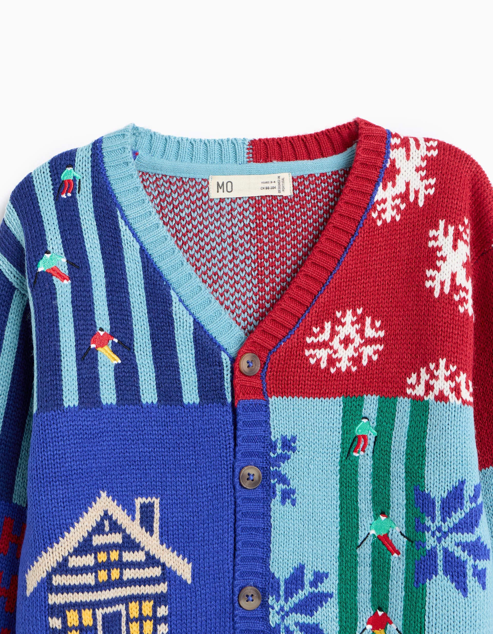 Comprar Online Casaco De Malha De Natal, Menino, Vermelho