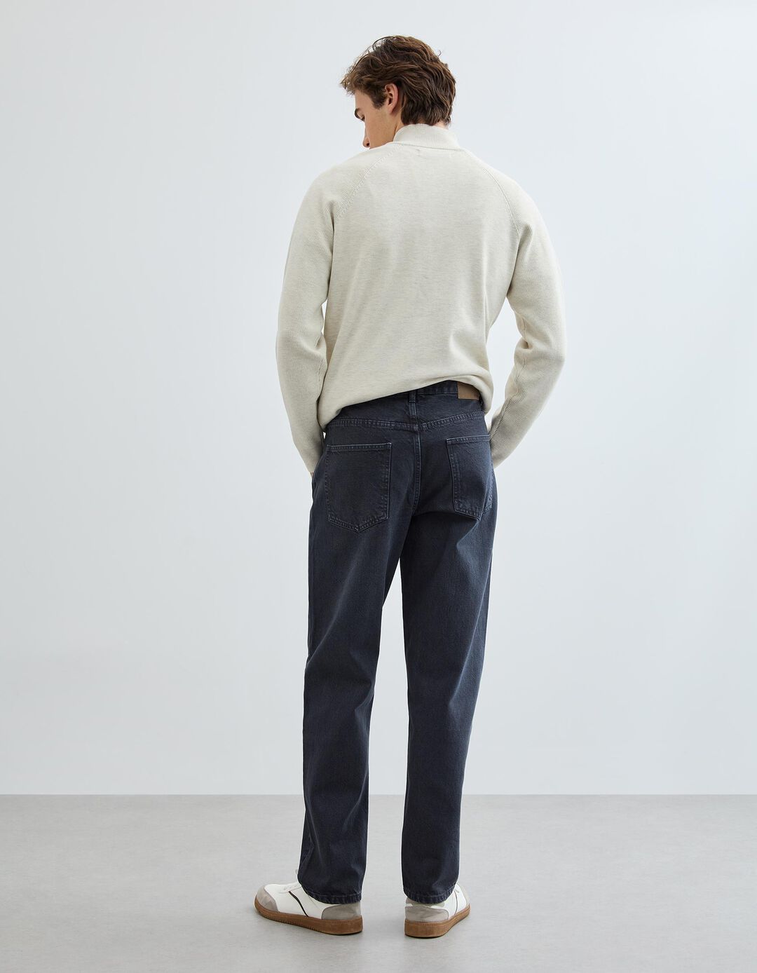 Cal&ccedil;as de Ganga 'Relaxed Fit', Homem, Azul Escuro