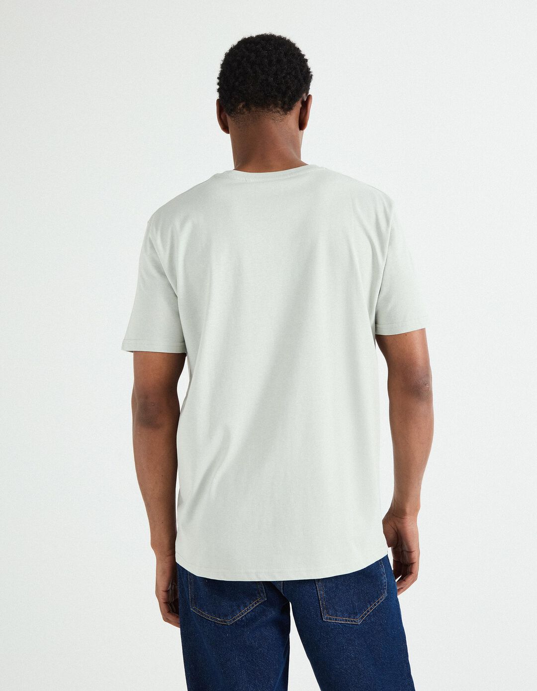 T-shirt, Homem, Verde Claro