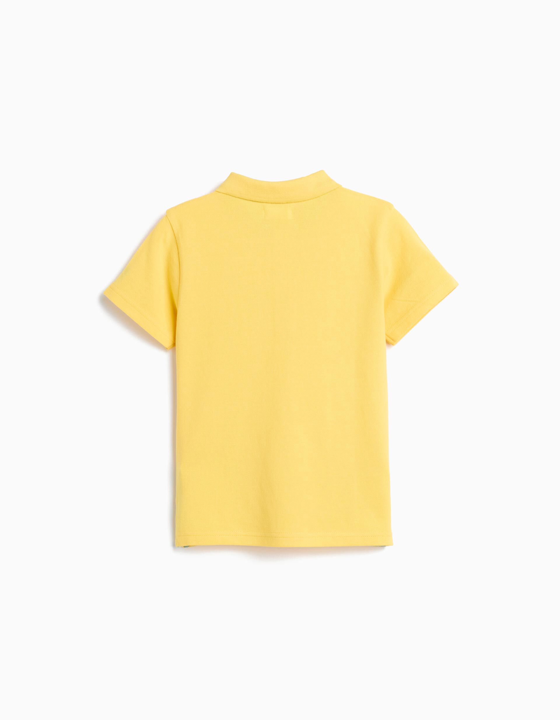 Comprar Online Polo Piquet, Menino, Amarelo