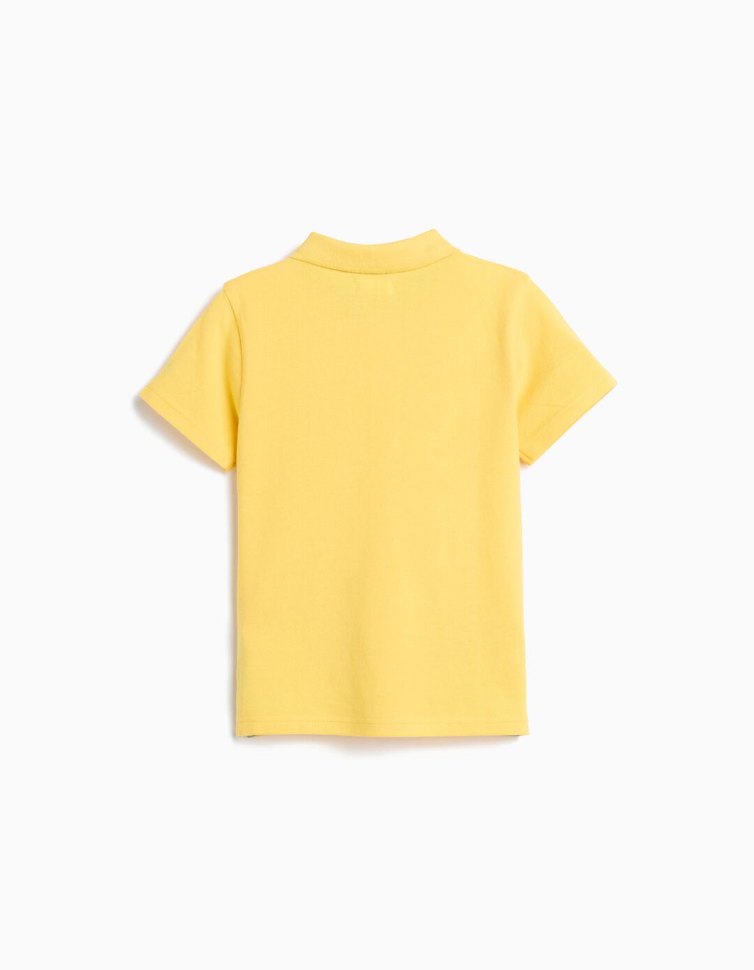 Polo Piquet, Menino, Amarelo