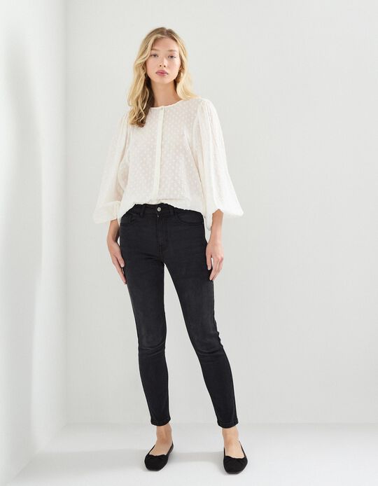 Comprar Online Calças de Ganga 'Skinny', Mulher, Cinzento Escuro