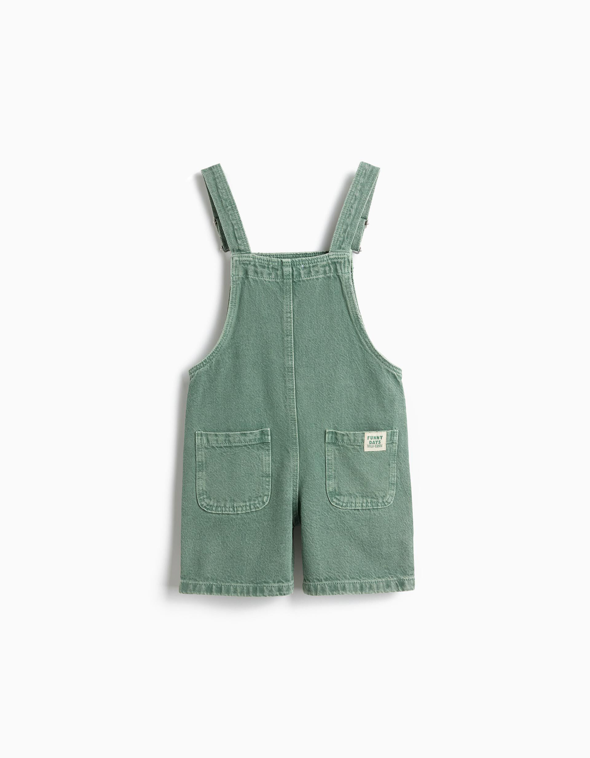 Comprar Online Jardineiras Cal&ccedil;&atilde;o, Menino, Verde Escuro