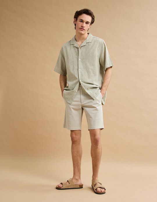 Comprar Online Cal&ccedil;&otilde;es Chino, Homem, Bege Claro