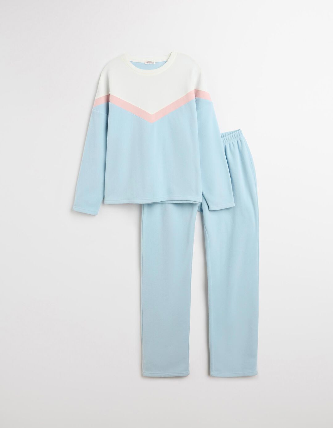 Pijama Polar, Mulher, Azul Claro