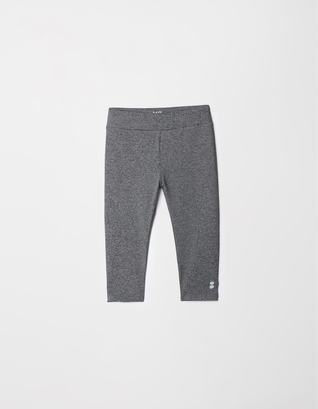 Leggings de Desporto Curtas, Mulher, Cinzento Escuro