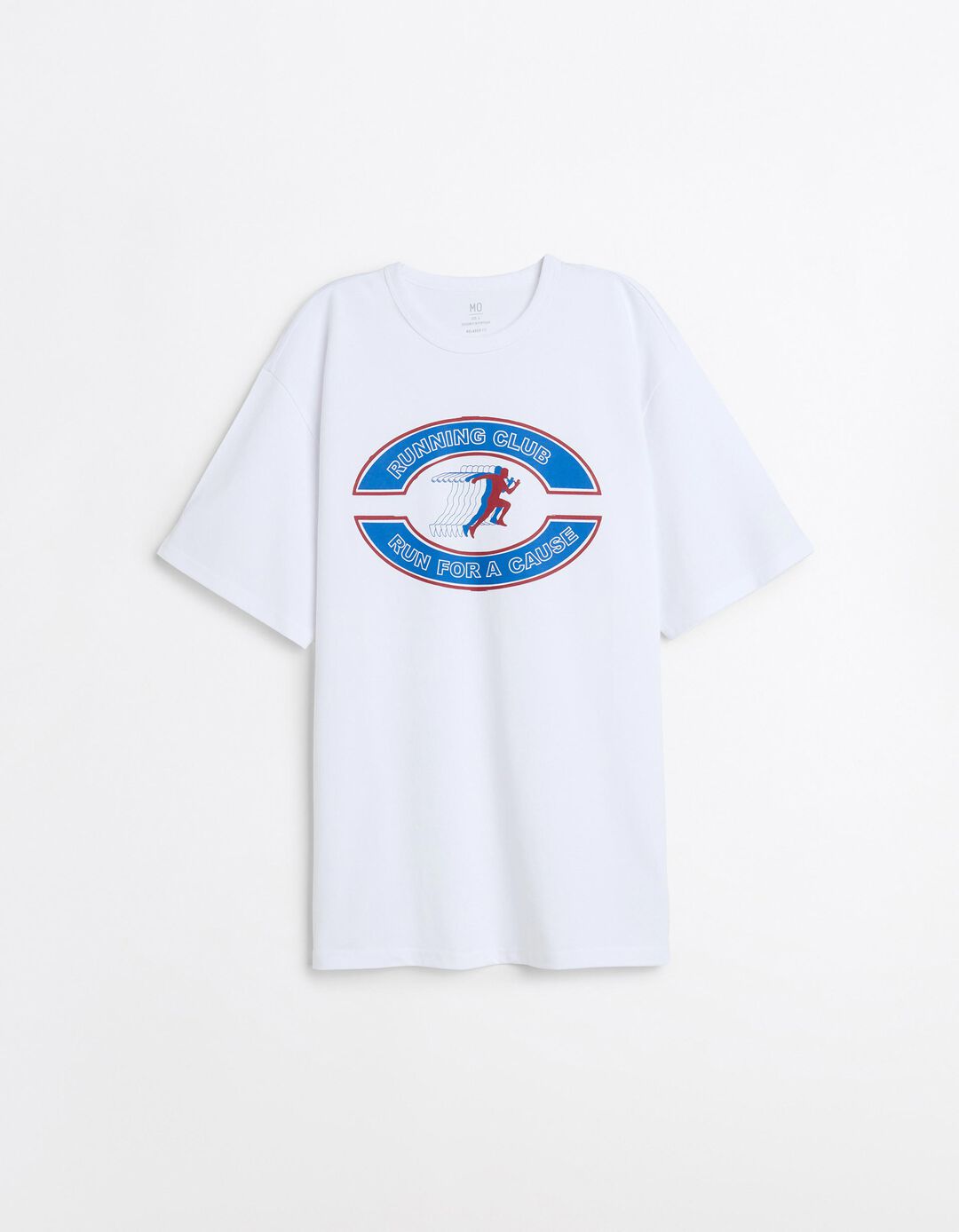 T-shirt Heavy Jersey Estampada, Homem, Branco