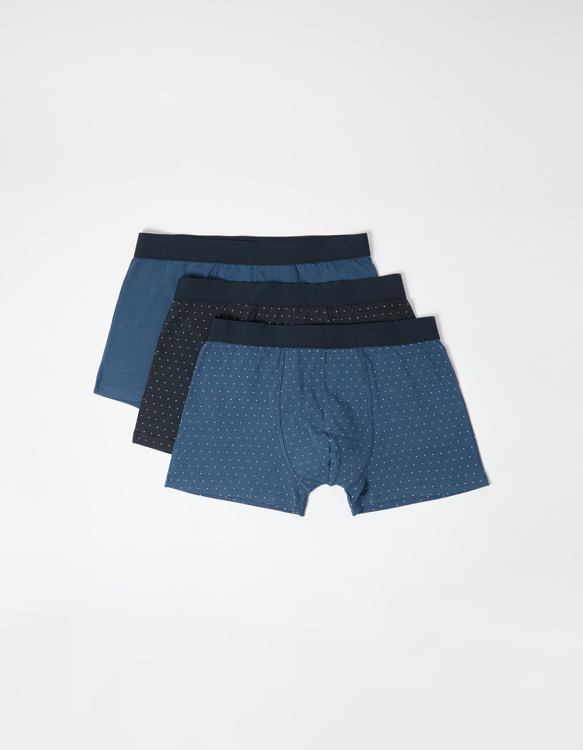 Comprar Online Pack 3 Boxers, Homem, Azul