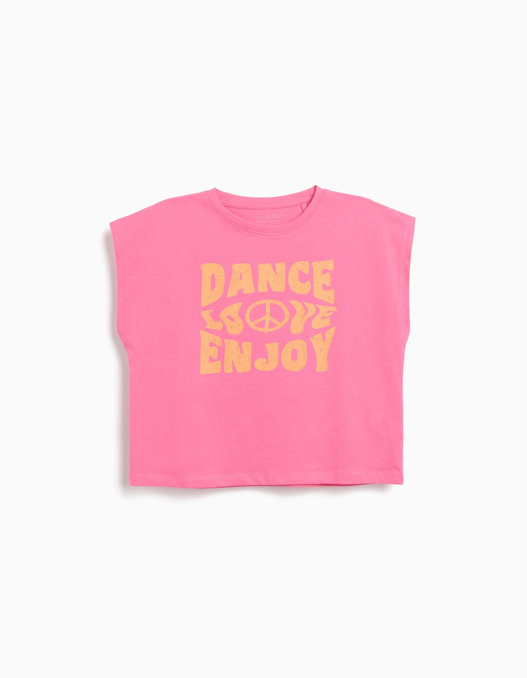 T-shirt sem Mangas, Menina, Rosa