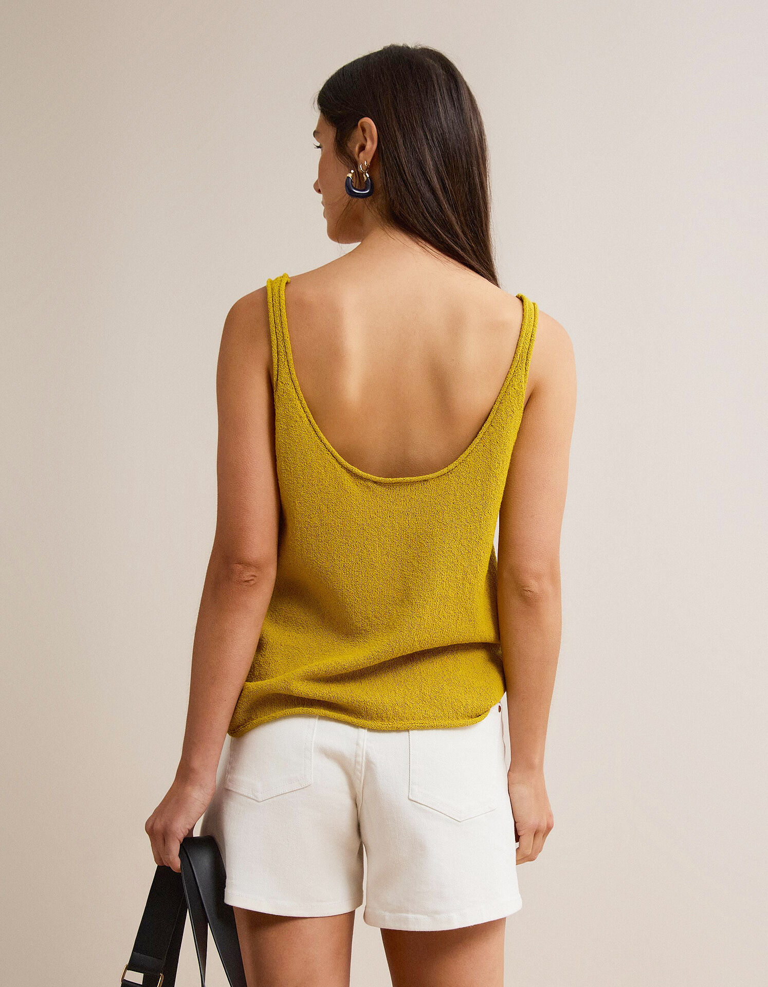 Comprar Online Top de Malha, Mulher, Amarelo