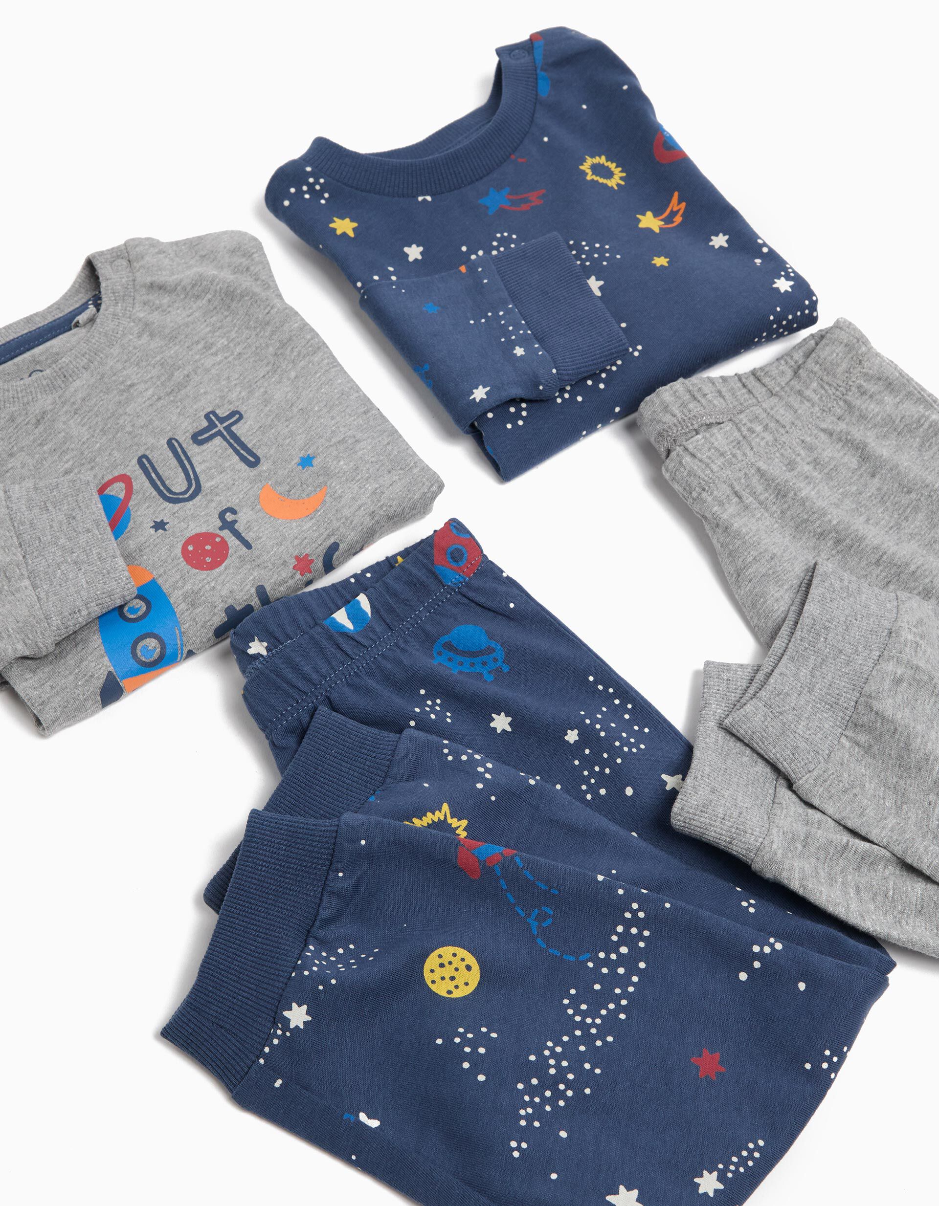 Pack 2 Pijamas Bebe Menino Multicor MO Online