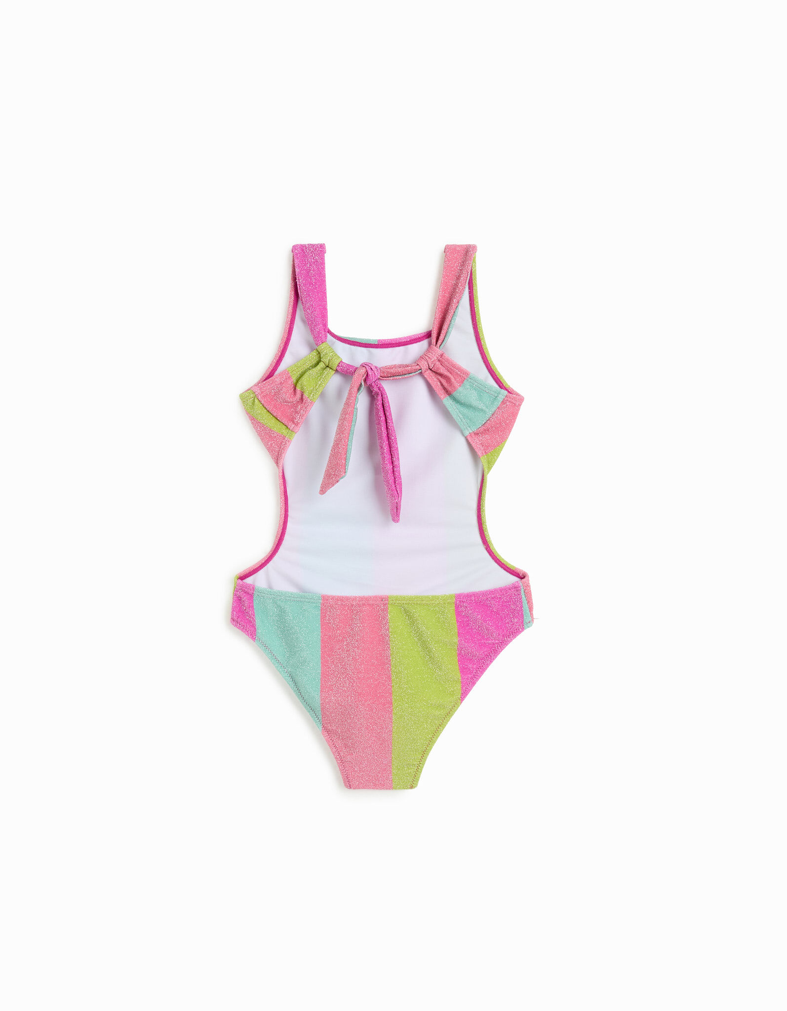 Comprar Online Fato de Banho Brilhante, Menina, Verde Claro