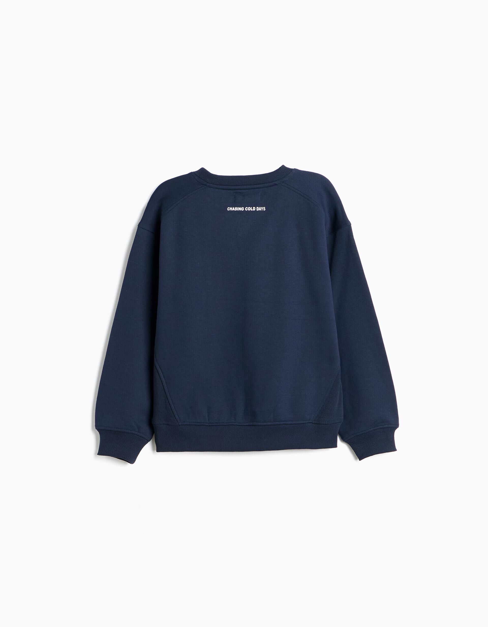 Comprar Online Sweatshirt Estampada, Menino, Azul Escuro