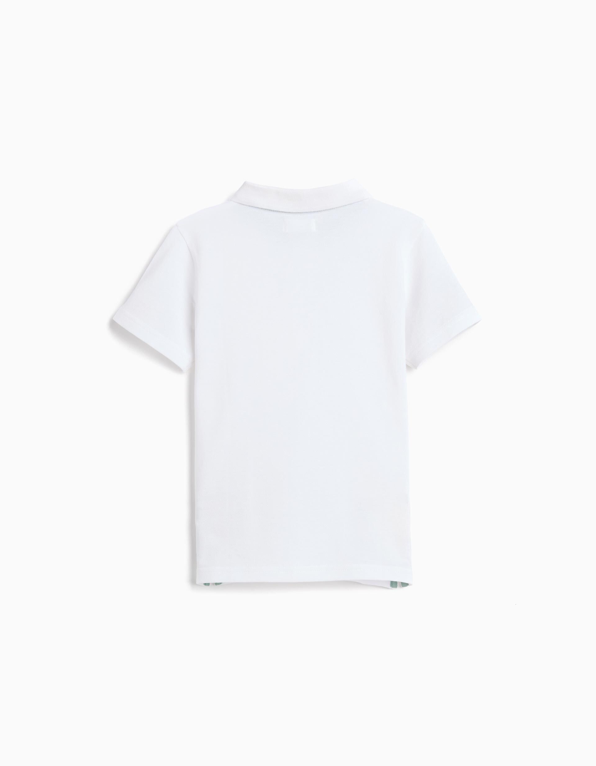 Comprar Online Polo Piquet, Menino, Branco