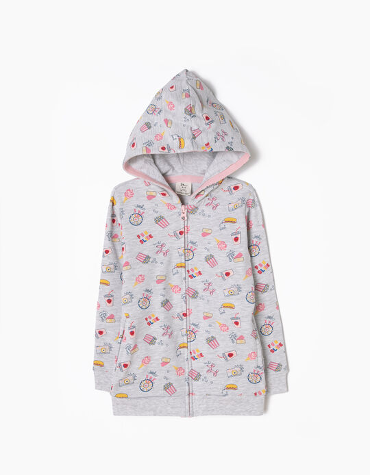 Fleece Hoodie, Fun Slide