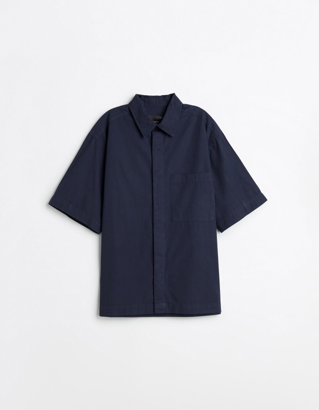 Camisa Popline, Homem, Azul