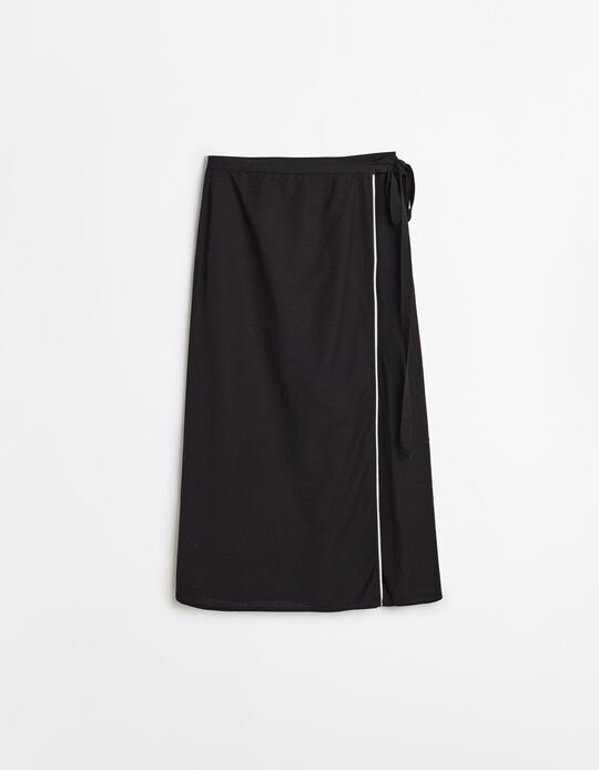 Comprar Online Saia Midi, Mulher, Preto