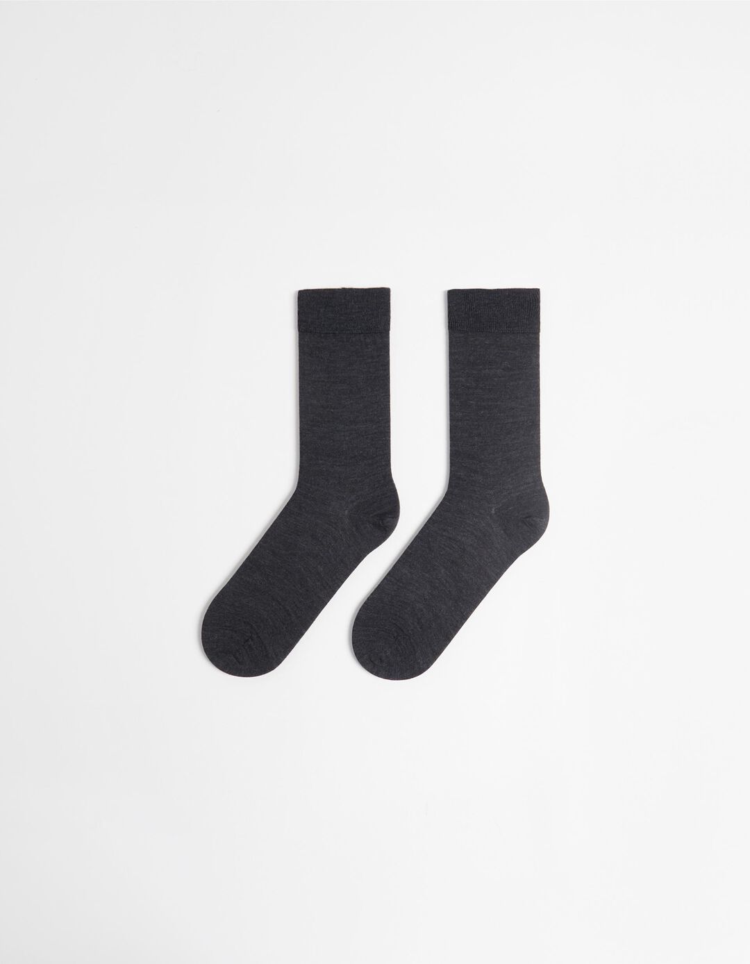 Wool Socks, Men, Gray