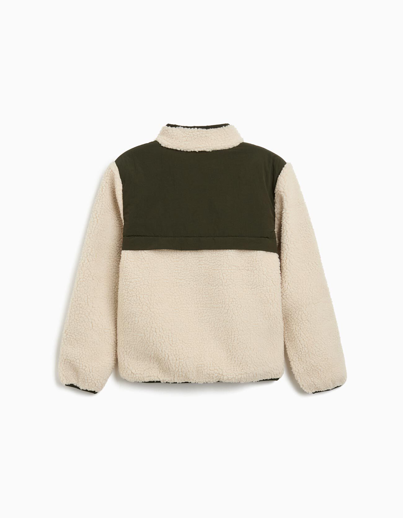 Comprar Online Casaco de Sherpa, Menino, Verde Escuro
