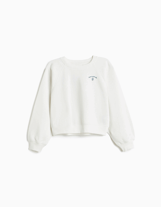 Comprar Online Sweatshirt, Menina, Branco