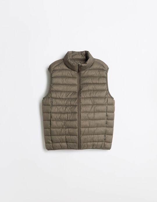 Comprar Online Colete Acolchoado Leve, Homem, Castanho