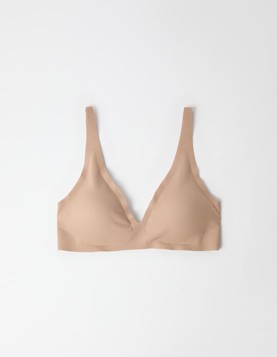 Comprar Online Soutien Costuras Invis&iacute;veis Cortado a Laser, Mulher, Bege Escuro