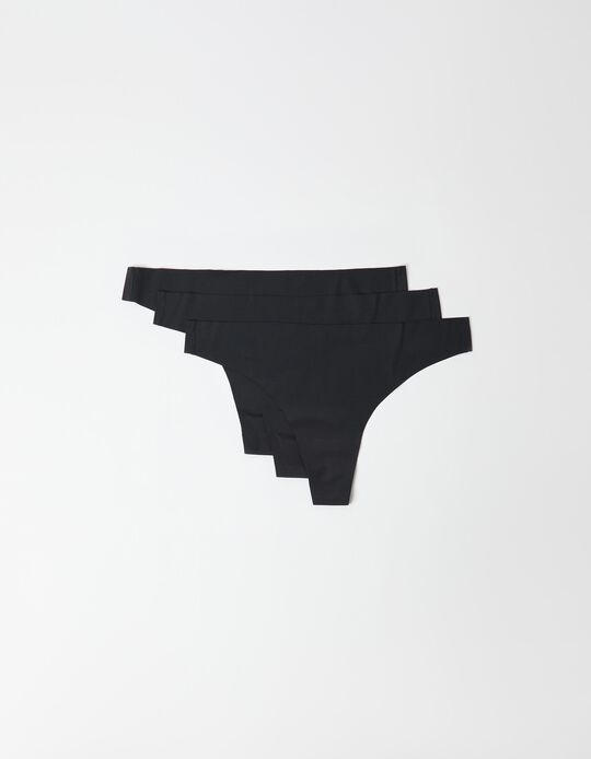Comprar Online Pack 3 Cuecas Invis&iacute;veis, Mulher, Preto