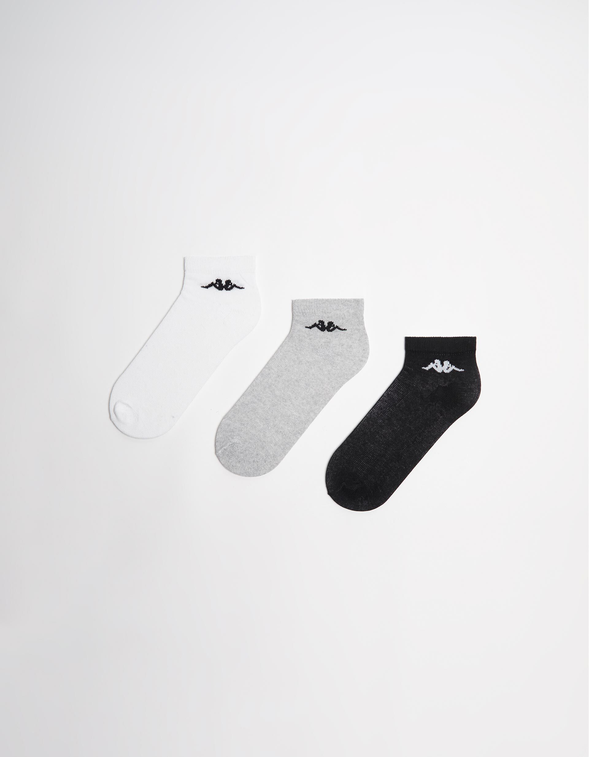 Comprar Online Pack 3 Pares de Meias Tornozelo 'Kappa', Homem, Multicor