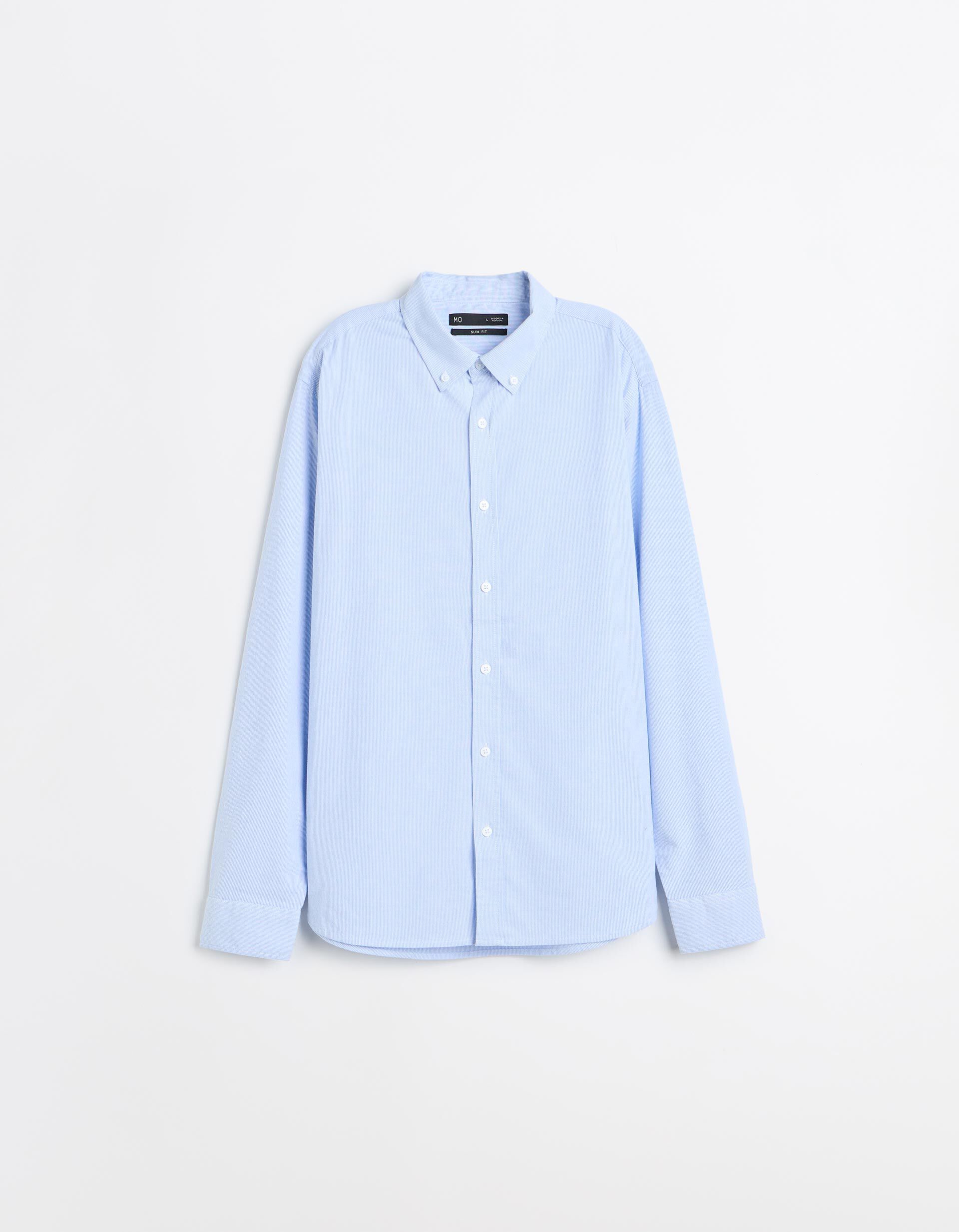 Comprar Online Camisa Oxford, Homem, Azul