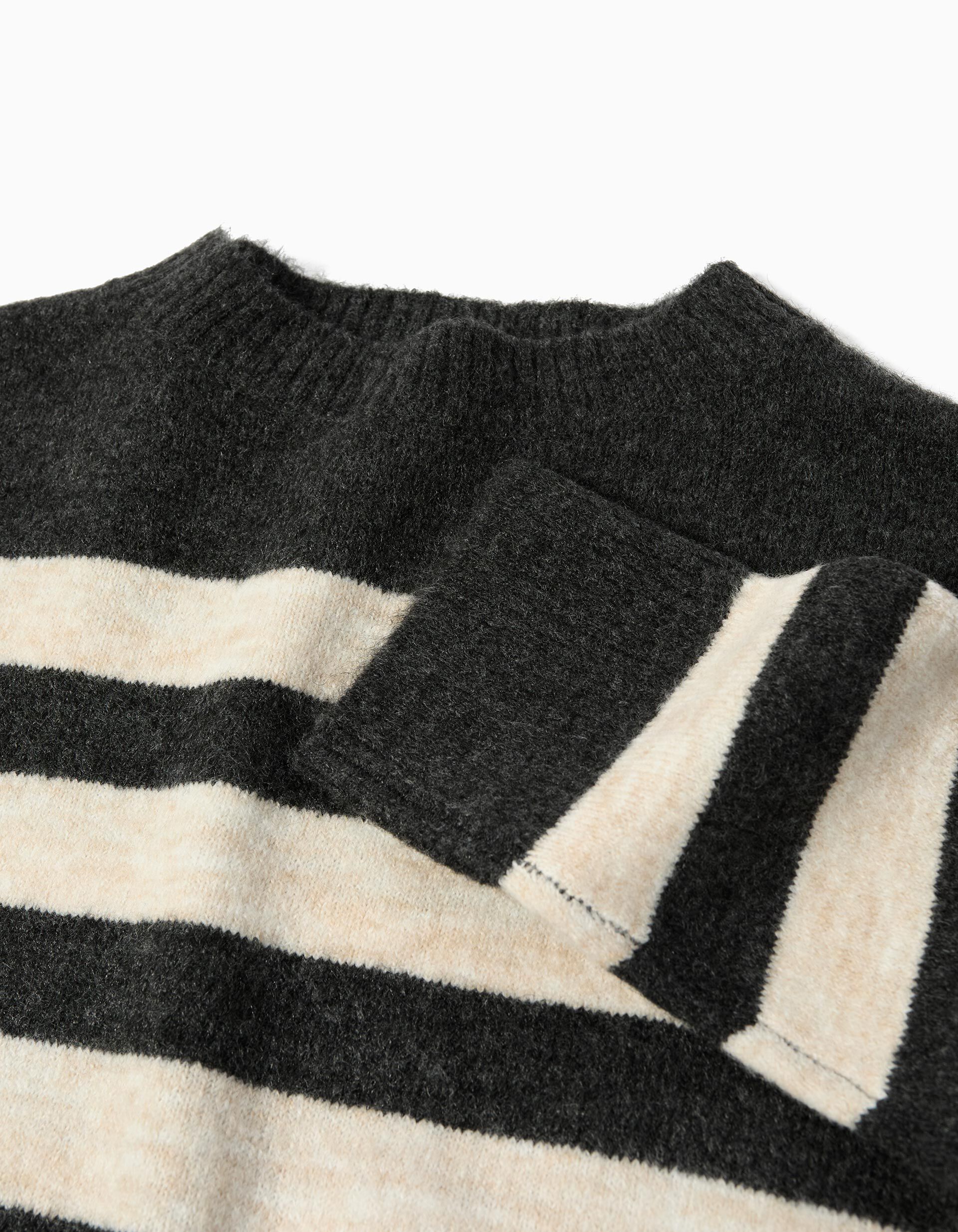 Comprar Online Camisola de Malha, Menina, Cinzento Escuro