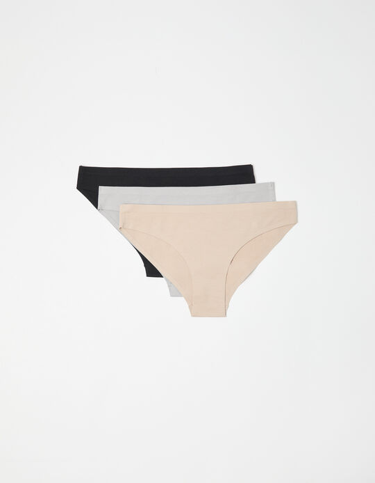 Comprar Online Pack 3 Cuecas Corte Laser, Mulher, Multicor