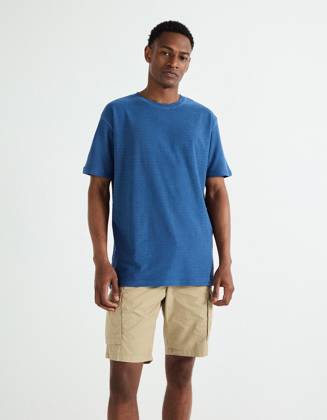 T-shirt, Homem, Azul Escuro