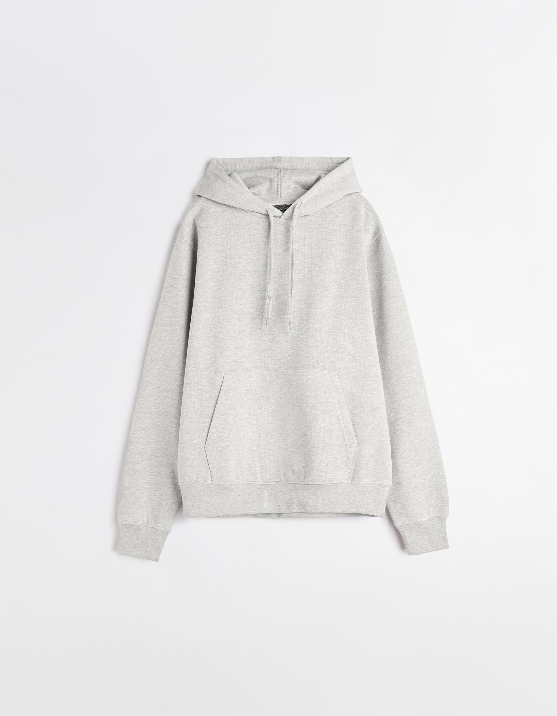 Comprar Online Sweatshirt de Felpa Capuz, Homem, Cinzento Claro
