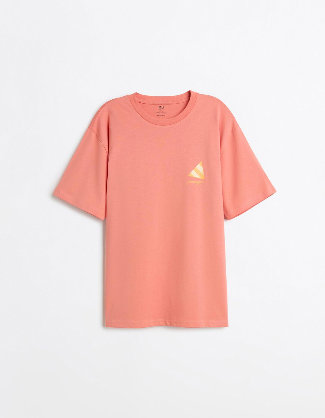 T-shirt Estampada, Homem, Laranja