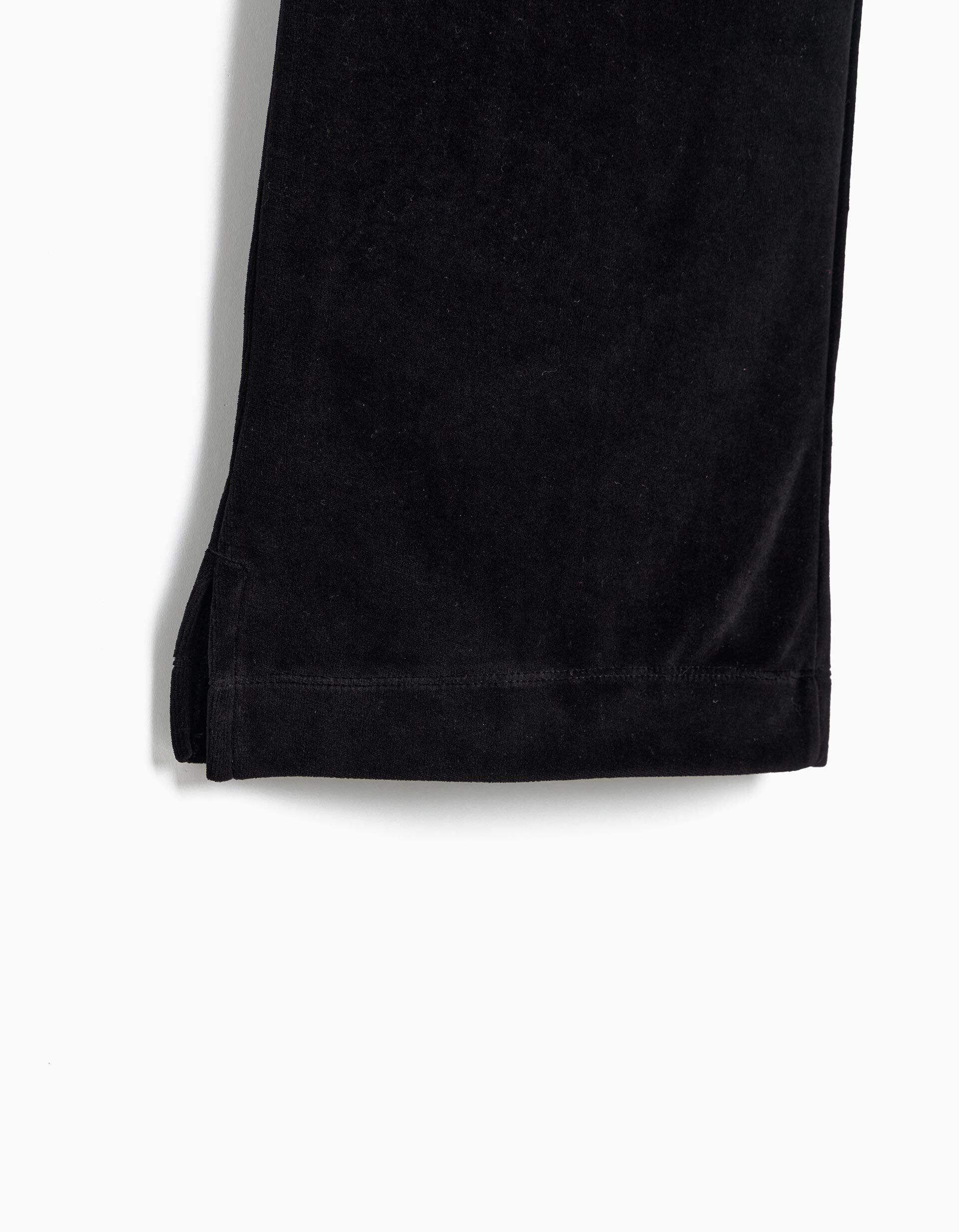 Comprar Online Cal&ccedil;as De Veludo Wide Leg, Menina, Preto
