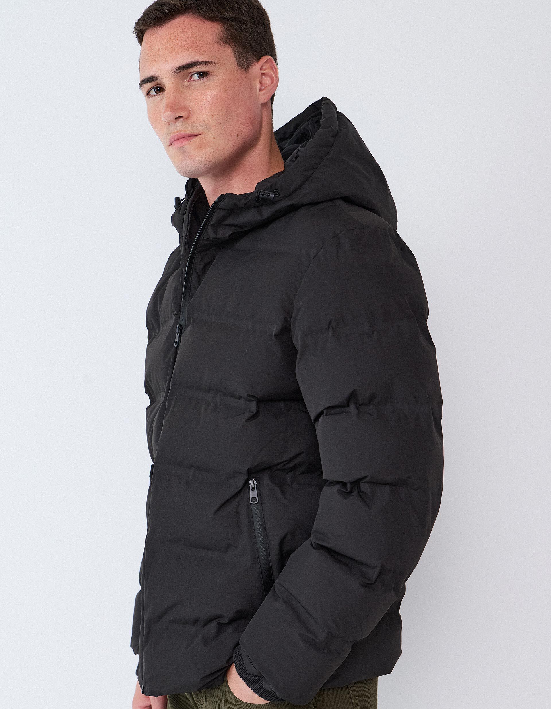 Comprar Online Casaco Puffer, Homem, Preto