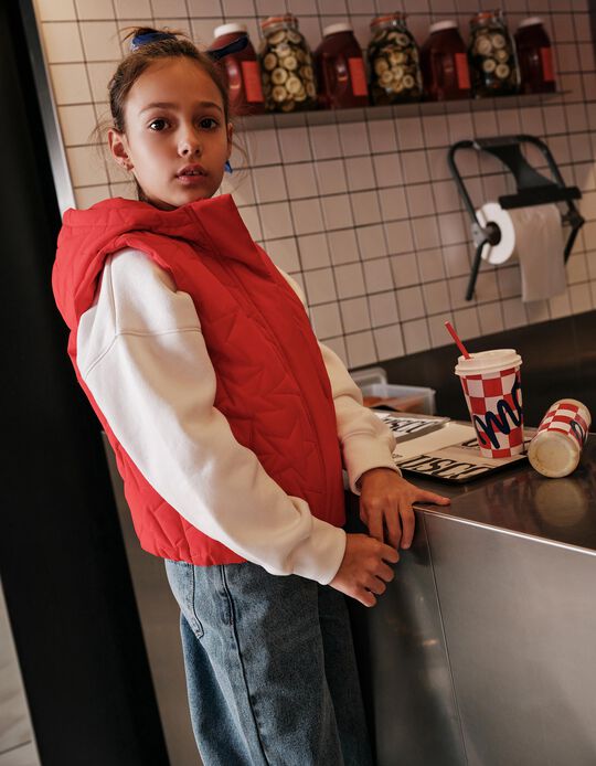 Comprar Online Colete Acolchoado, Menina, Vermelho
