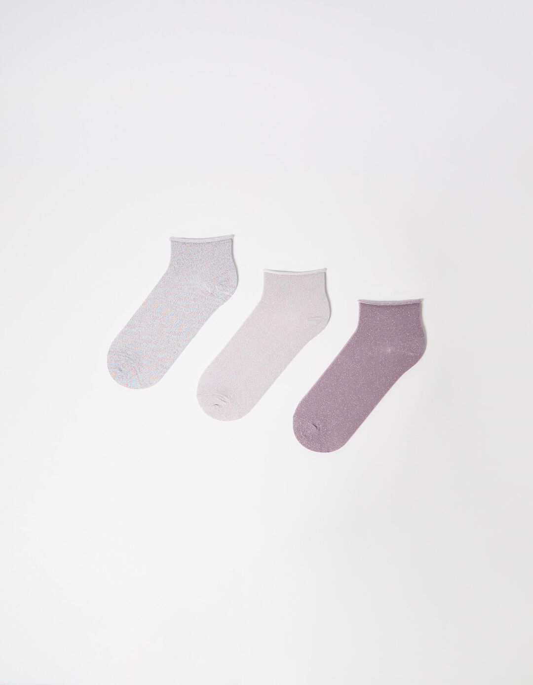 Pack 3 Pares de Meias, Mulher, Rosa